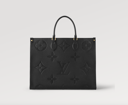 LOUIS VUITTON ON THE GO EMPREINTE LEATHER TOTE BAG