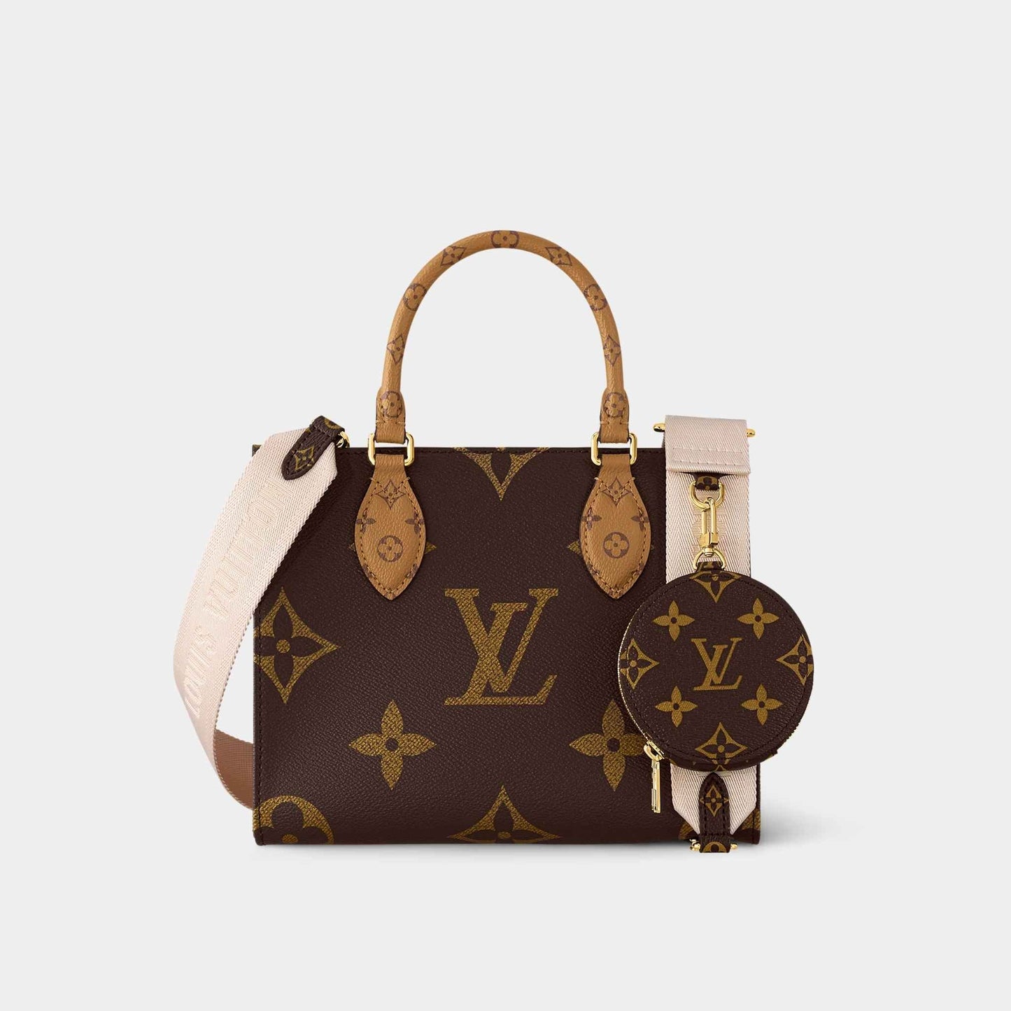 OnTheGo PM Handbag Monogram Reverse Coated Canvas