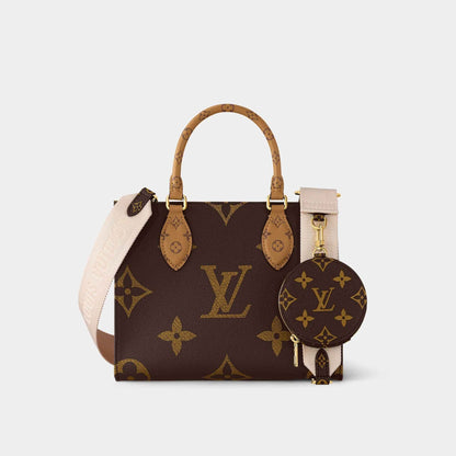 OnTheGo PM Handbag Monogram Reverse Coated Canvas