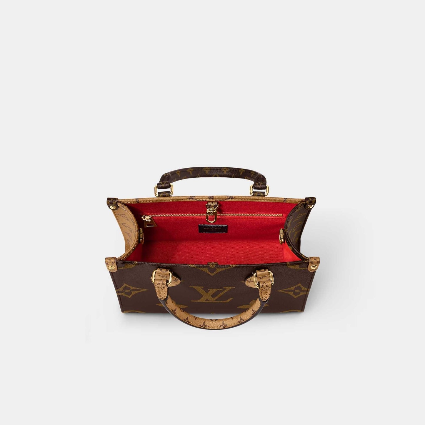 OnTheGo PM Handbag Monogram Reverse Coated Canvas