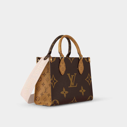 OnTheGo PM Handbag Monogram Reverse Coated Canvas