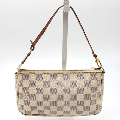 Louis Vuitton Pochette /Wristlet Damier Azur HandBag