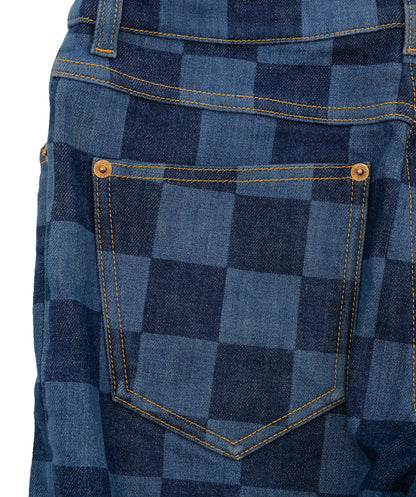 Louis Vuitton Damier jeans denim blue RJC3195