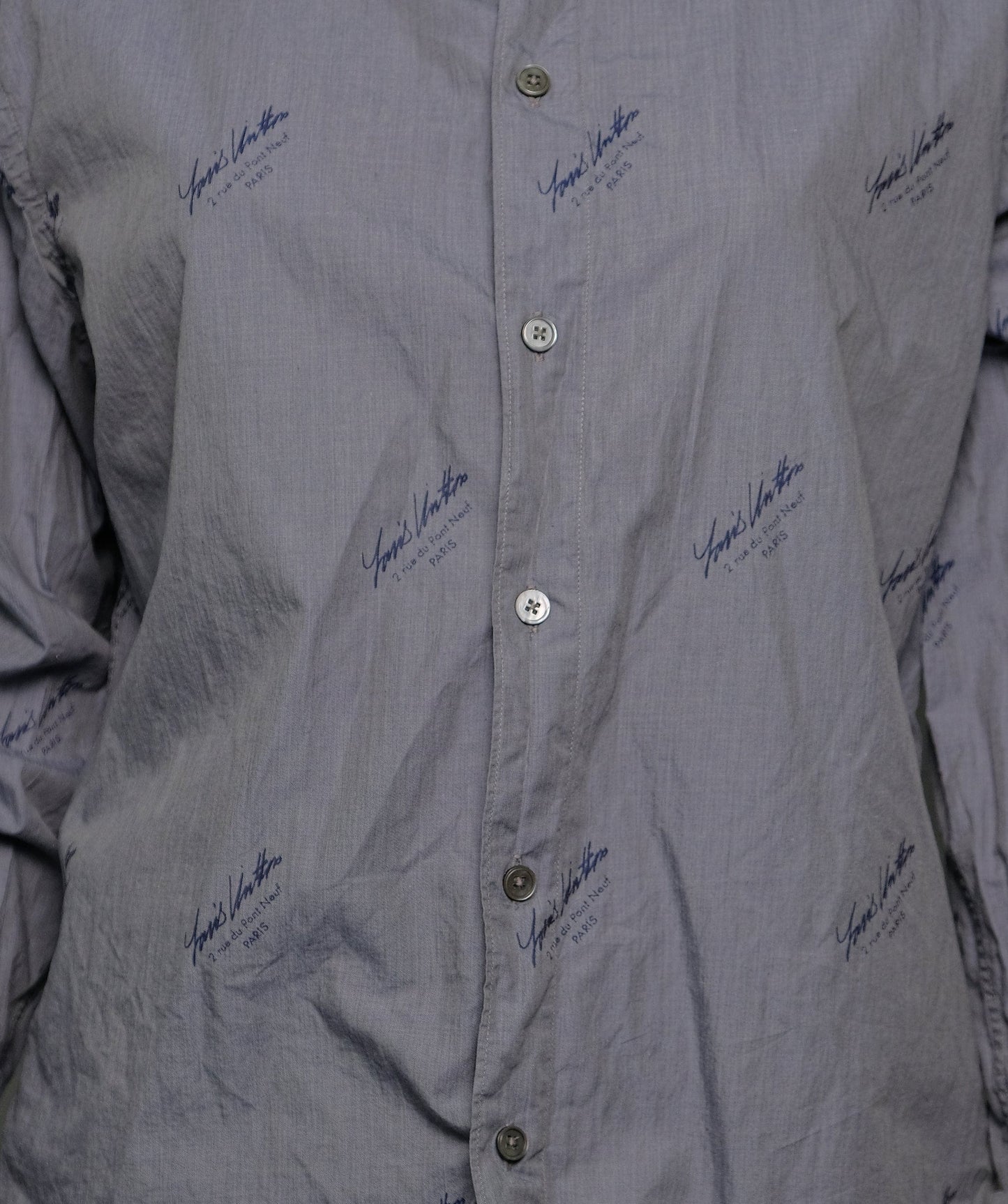 Louis Vuitton shirt  for men  Grey RJC3304