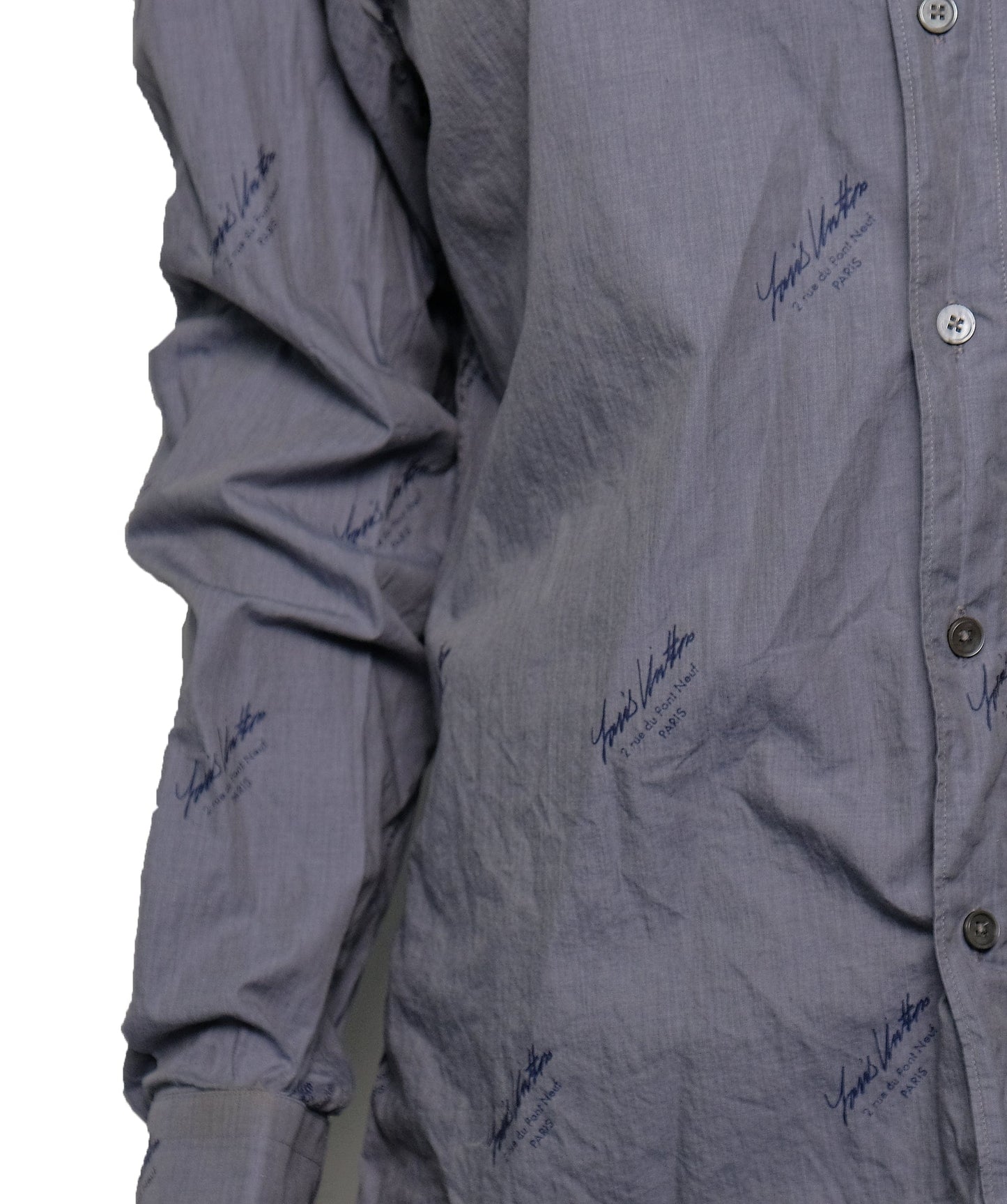 Louis Vuitton shirt  for men  Grey RJC3304