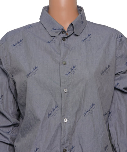 Louis Vuitton shirt  for men  Grey RJC3304