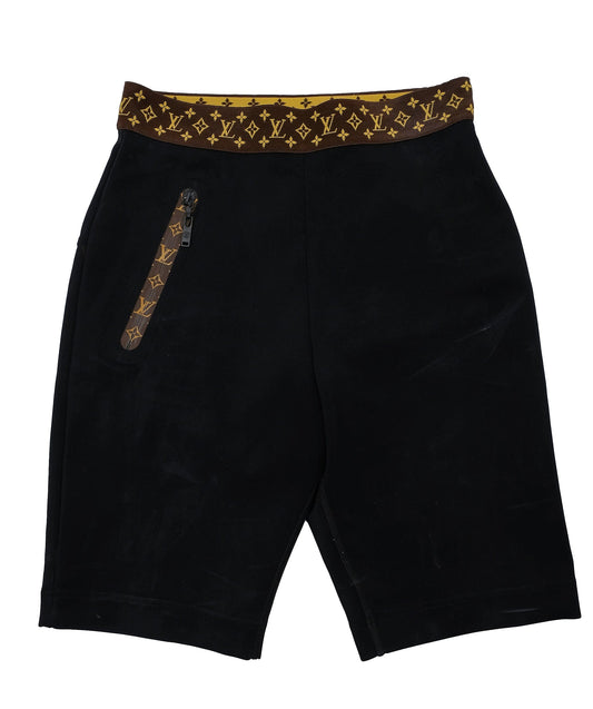 Louis Vuitton shorts black with brown RJC3198
