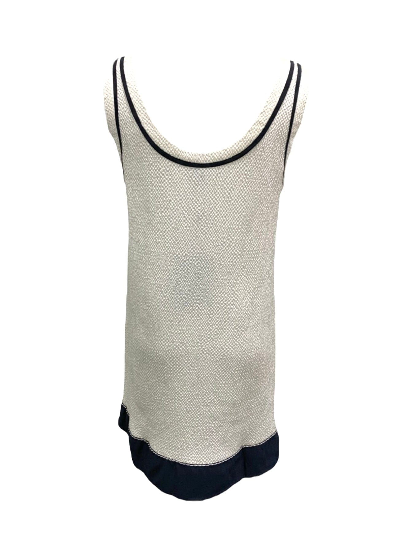 Louis Vuitton Sleeveless Blouse White Silk #38 SKC1850