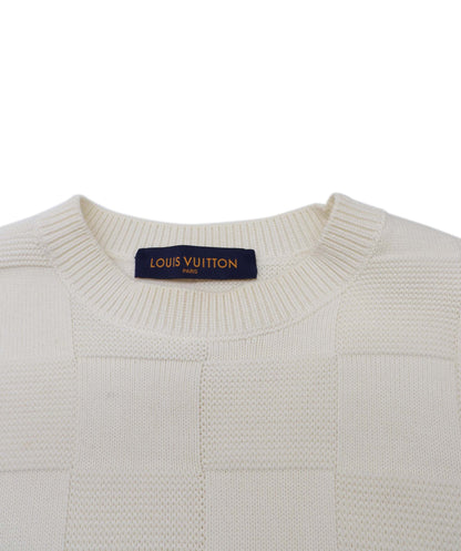 Louis Vuitton Sweater Cream Damier Size L SKC1857