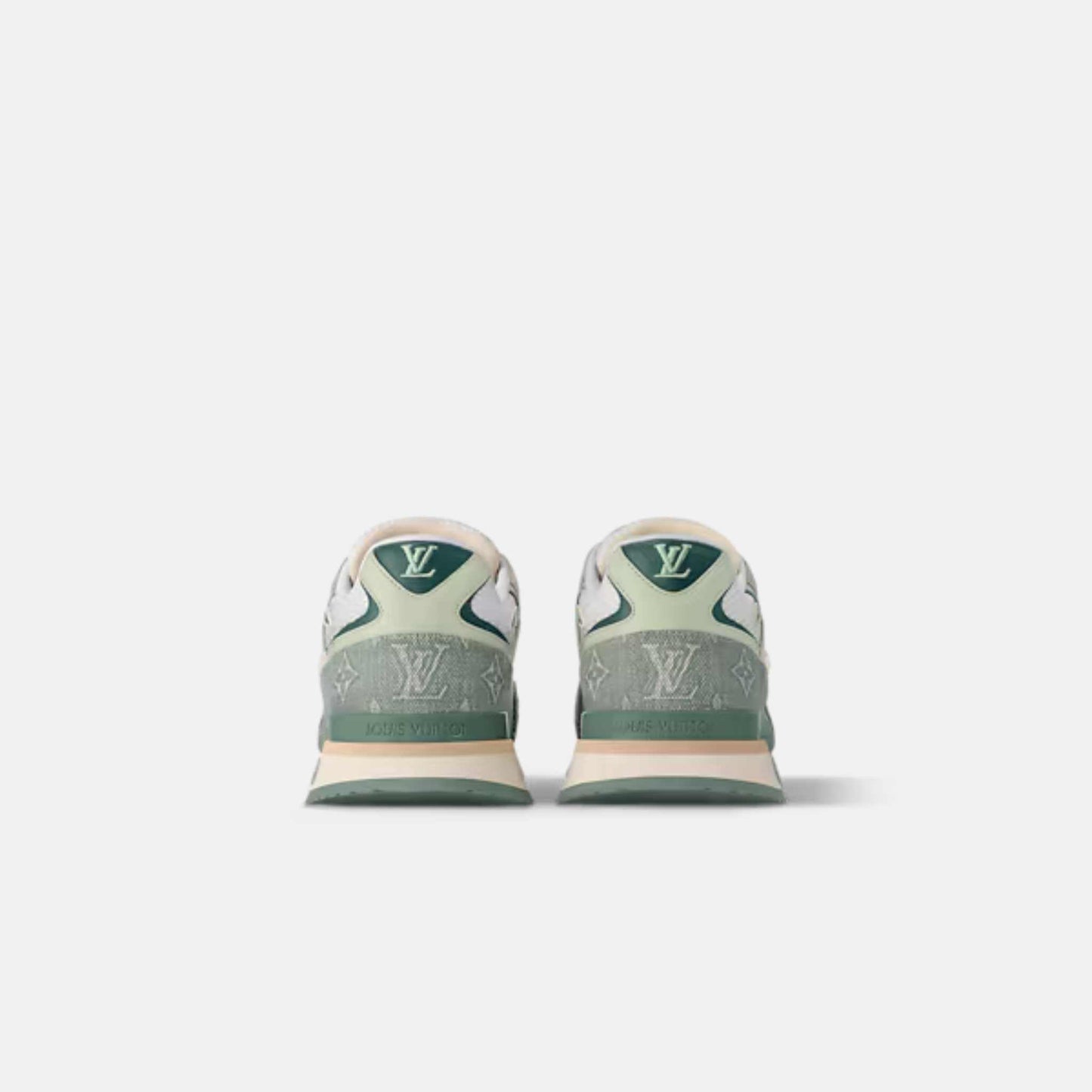 Run Away Sneaker Monogram Denim And Mesh