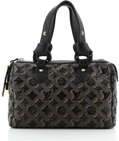 Louis Vuitton Monogram Sequins Eclipse Speedy 28 Bag