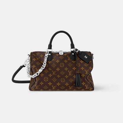 Speedy Soft 30 Dark Monogram Canvas