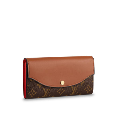 Louis Vuitton Sarah Tuileres Wallet Monogram Marron