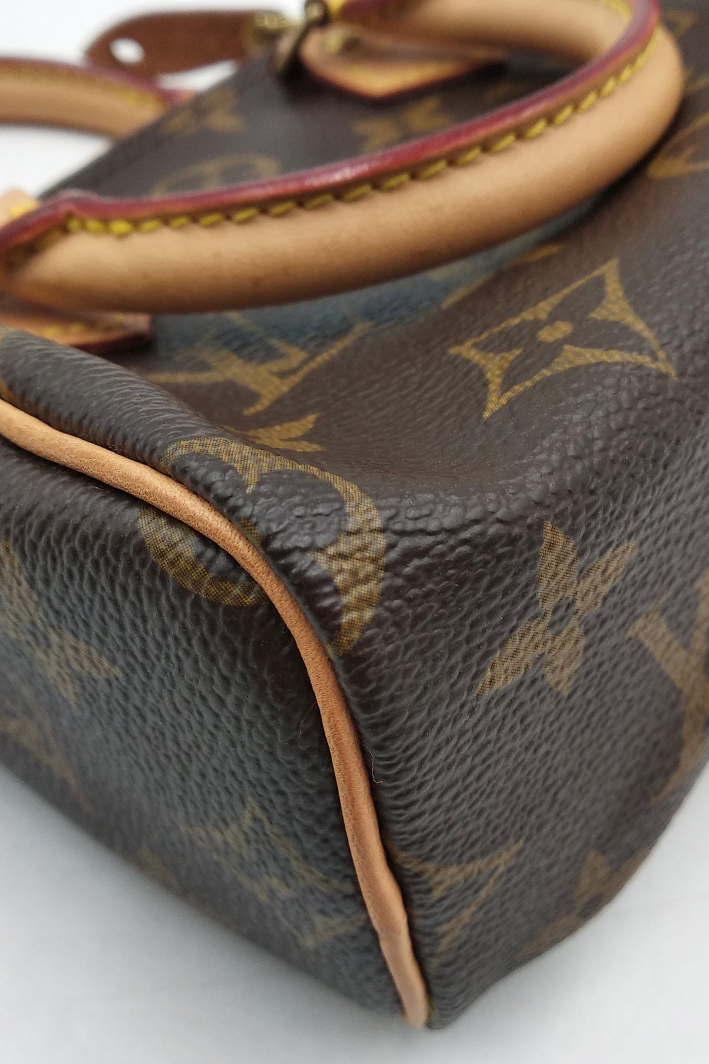 Vintage Nano Monogram Speedy Brown