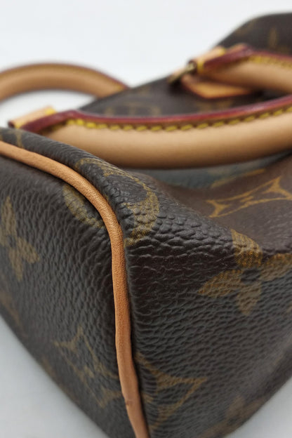 Vintage Nano Monogram Speedy Brown