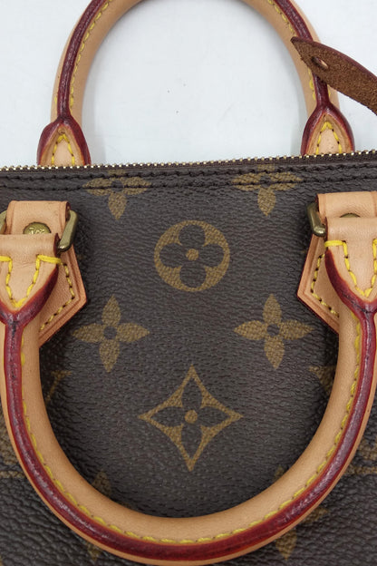Vintage Nano Monogram Speedy Brown