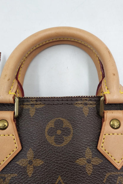 Vintage Nano Monogram Speedy Brown