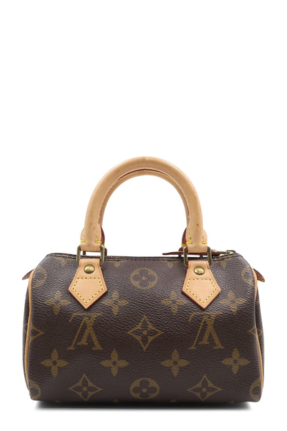 Vintage Nano Monogram Speedy Brown