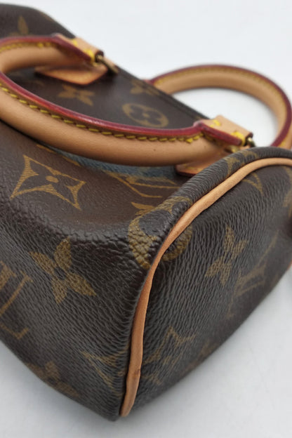 Vintage Nano Monogram Speedy Brown