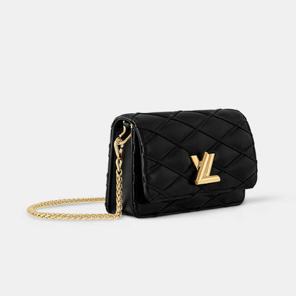 Wallet On Chain GO-14 Black Handbag
