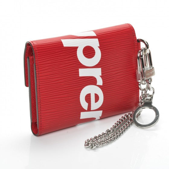 Louis Vuitton | Supreme Chain Wallet Epi Red | M67755