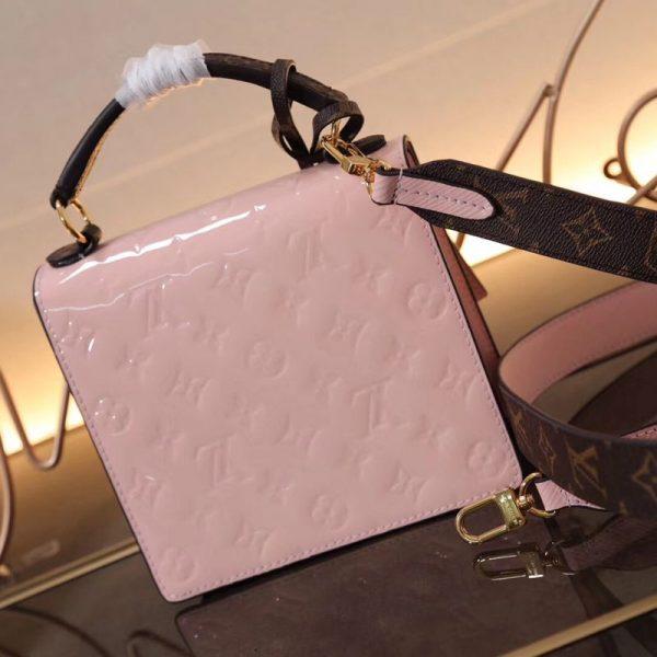 Louis Vuitton Spring Street Monogram Vernis Rose Ballerine