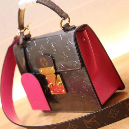 LV Spring Street Monogram Vernis Champagne Métallisé<