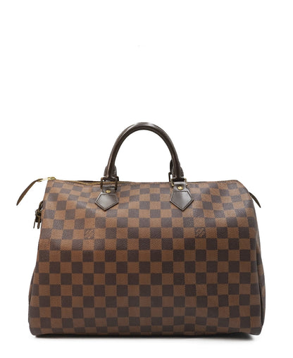 Damier Ebene Speedy 35 Brown
