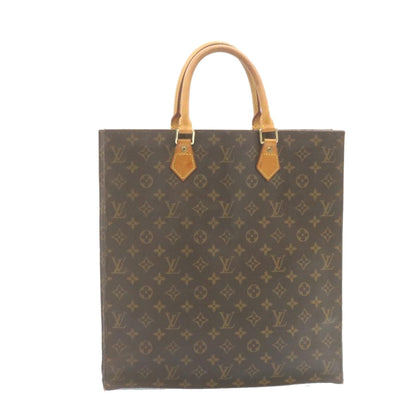 LOUIS VUITTON Monogram Sac Plat Hand Bag M51140 LV lt256