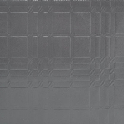 BURBERRY Grey Check Embossed Leather Edin Zip Pouch