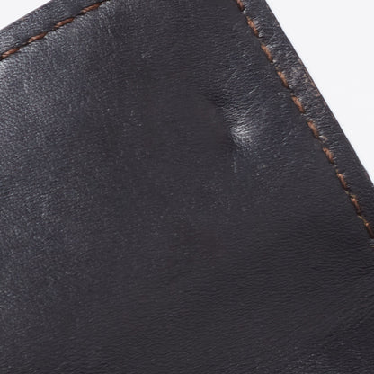 LOUIS VUITTON Brown Utah Leather Key Holder