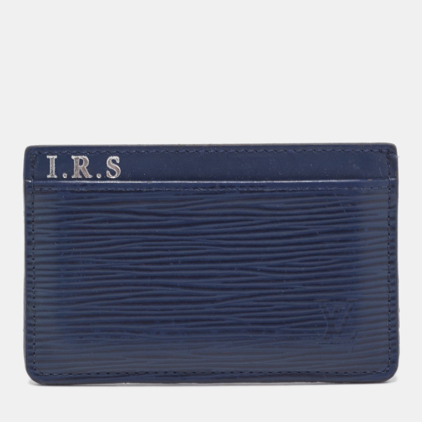 LOUIS VUITTON Indigo Epi Leather Card Holder
