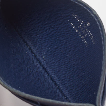 LOUIS VUITTON Indigo Epi Leather Card Holder