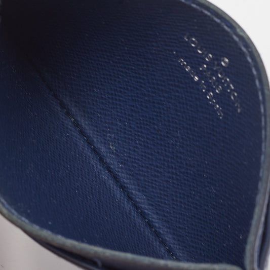 LOUIS VUITTON Indigo Epi Leather Card Holder
