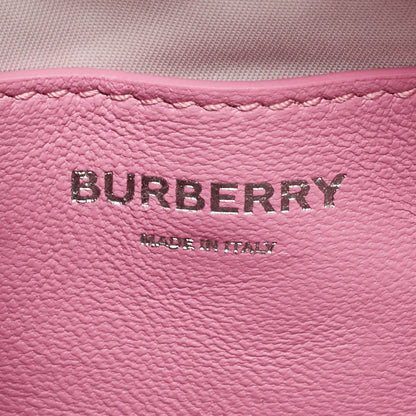 BURBERRY Pink Quilted Leather Mini Lola Camera Bag