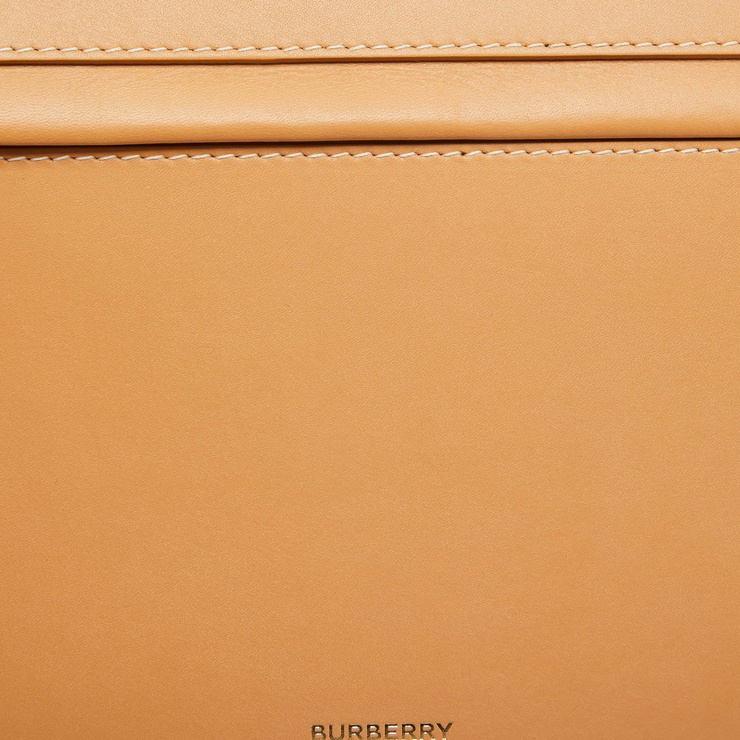BURBERRY Warm Sand Leather Medium Olympia Shoulder Bag