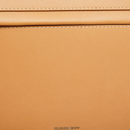 BURBERRY Warm Sand Leather Medium Olympia Shoulder Bag