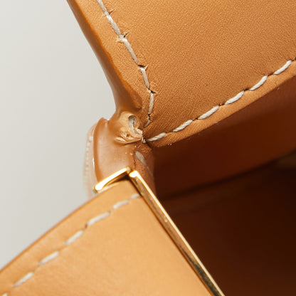 BURBERRY Warm Sand Leather Medium Olympia Shoulder Bag