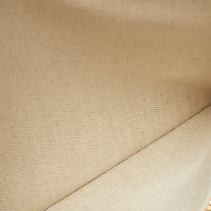 BURBERRY Beige/Tan Canvas and Leather Wristlet Pouch