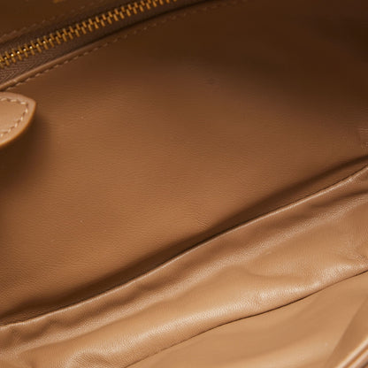 BURBERRY Brown Leather Small Olympia Shoulder Bag