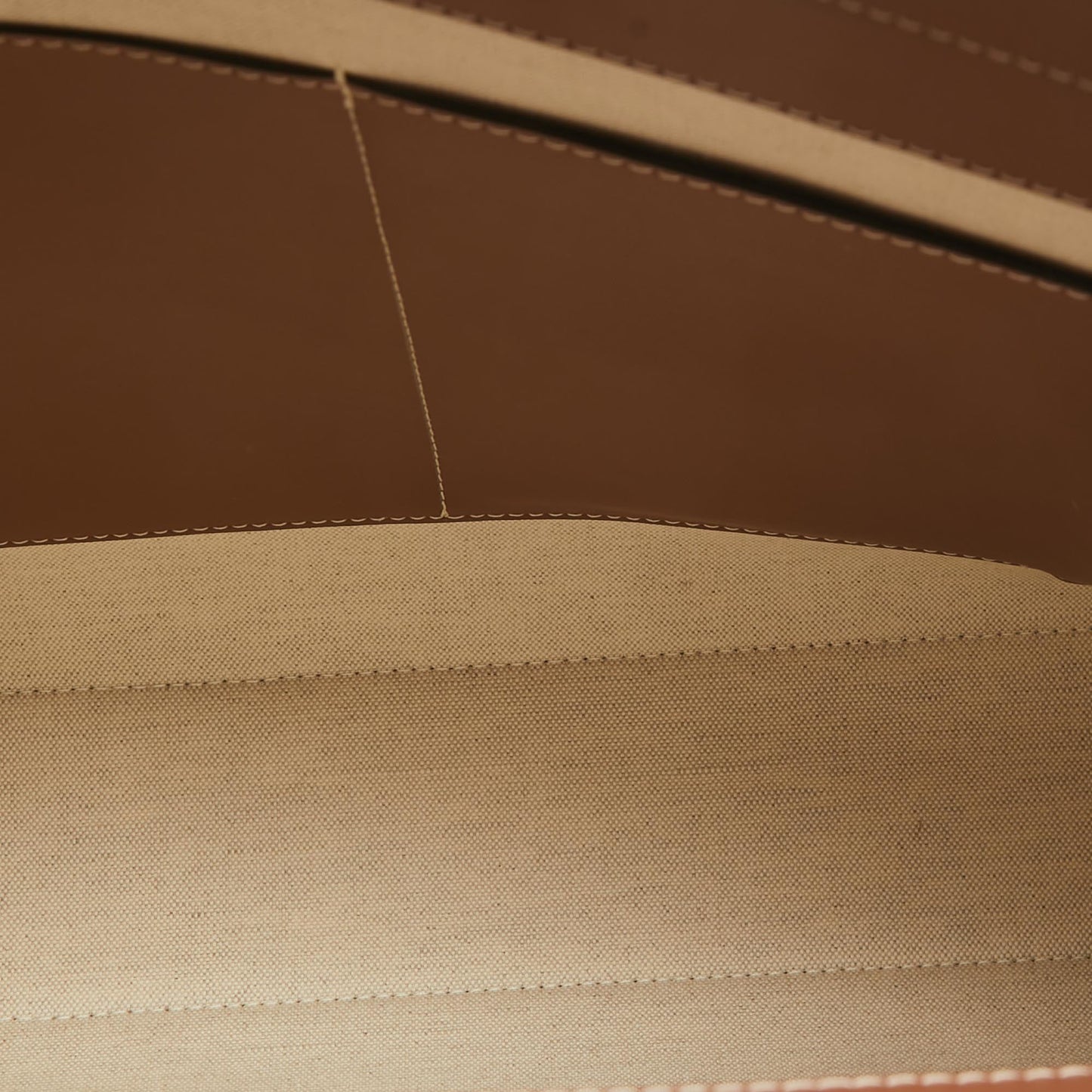BURBERRY Beige/Brown Canvas and Leather Medium Pocket Bag
