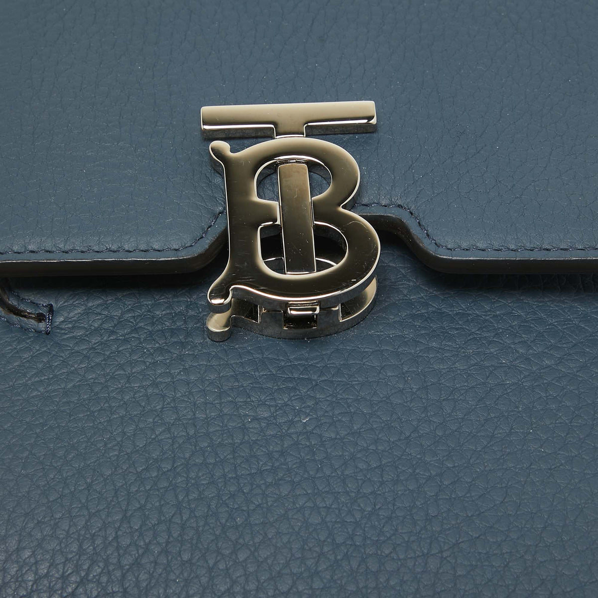 BURBERRY Blue Leather Robin Crossbody Bag