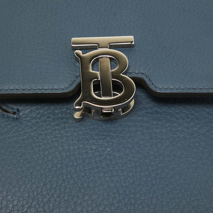 BURBERRY Blue Leather Robin Crossbody Bag