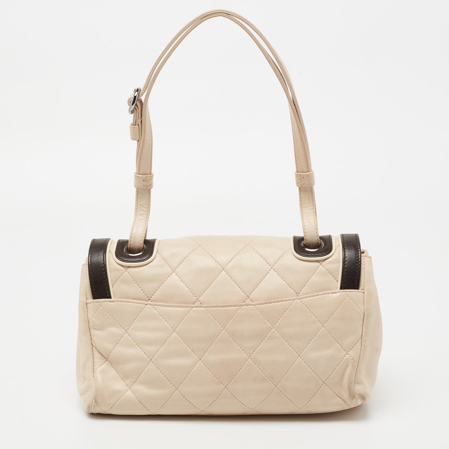 Chanel Beige/Brown Quilted Leather Reissue Shoulder Bag