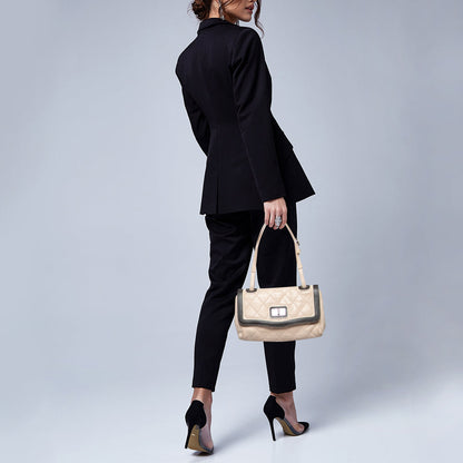 Chanel Beige/Brown Quilted Leather Reissue Shoulder Bag