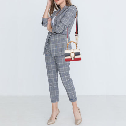 Gucci Multicolor Leather Mini Dionysus Bamboo Top Handle Bag