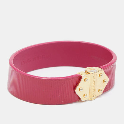 LOUIS VUITTON Indian Rose Epi Leather Spirit Bracelet