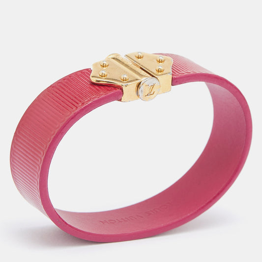 LOUIS VUITTON Indian Rose Epi Leather Spirit Bracelet