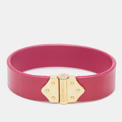 LOUIS VUITTON Indian Rose Epi Leather Spirit Bracelet