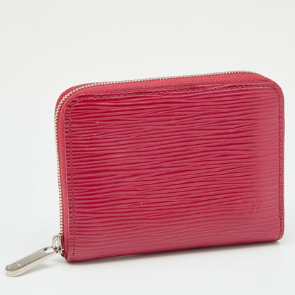Louis Vuitton Fuchsia Epi Leather Zippy Coin Purse